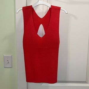 Pants Store NWT Ribbed Orange Top